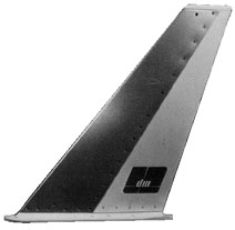 VHF COMM BLADE/BNC connector, 116-156 MHz, Antenna with replacement aluminum leading edge